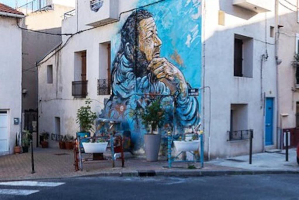 Studio Entierement Renove, Situe Au Coeur Du Quartier Haut Sète Buitenkant foto